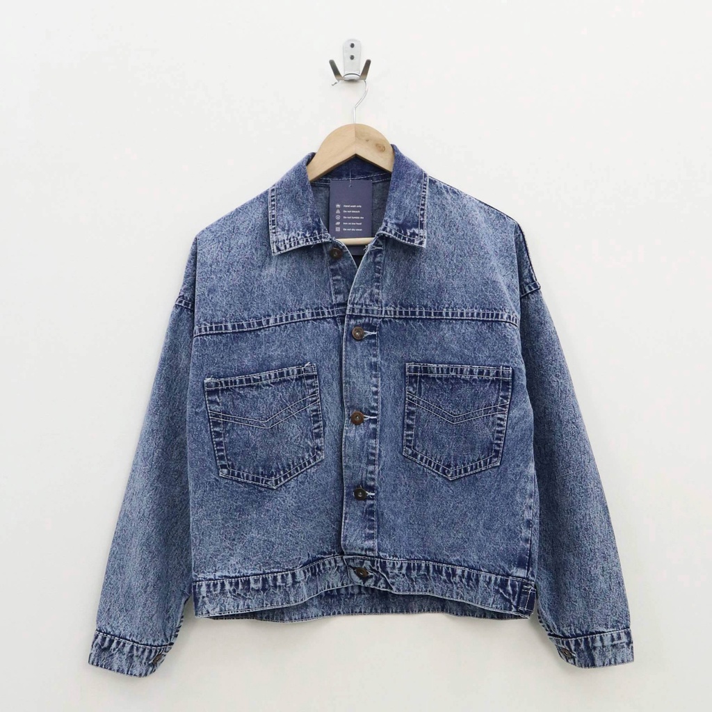 Oversize broony bear jacket jeans - Thejanclothes