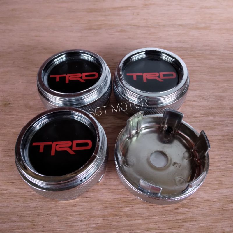 tutup velg racing dop roda racing TRD chrome