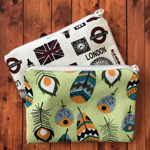 DOMPET KANVAS | DK +-  14x10. READY !!!