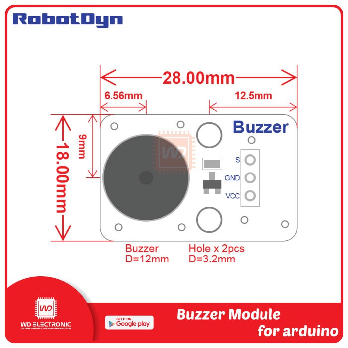 BUZZER MODULE ROBOTDYN BUZZER MODULE ORIGINAL