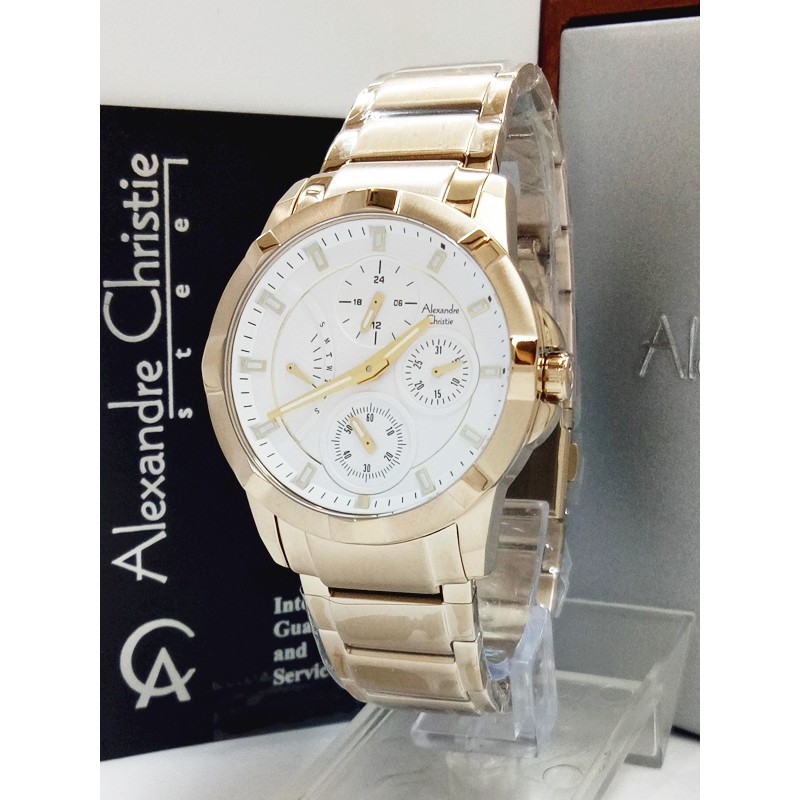 Jam Tangan Wanita Alexandre Christie AC 2503 BF FBZ Original