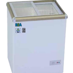 SLIDING GLASS FREEZER RSA 100 LITER XS 110 Tutup kaca