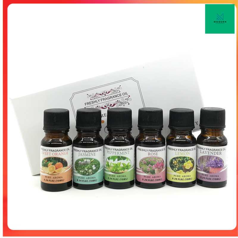 TD-DC Taffware Pure Aroma Essential Oil Minyak Aromatherapy 6 in 1 10ml 0001