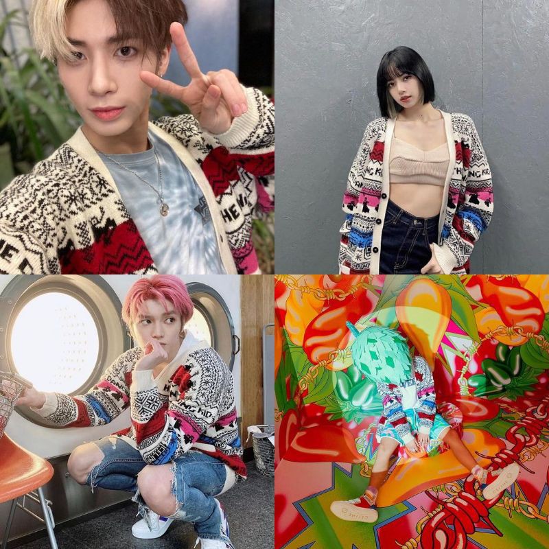 READY CARDIGAN IDOL TAEYONG NCT, HAECHAN  BACA DESKRIPSI 