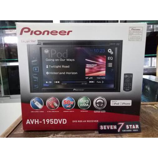 READY PIONEER AVH 195 DVD / TV DOUBLE DIN / SALE 