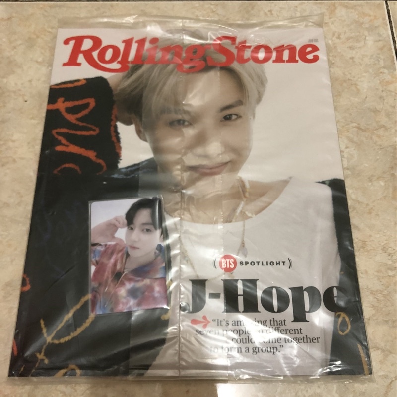 [READY STOCK] MAGAZINE MAJALAH ROLLING STONES JHOPE OFFICIAL