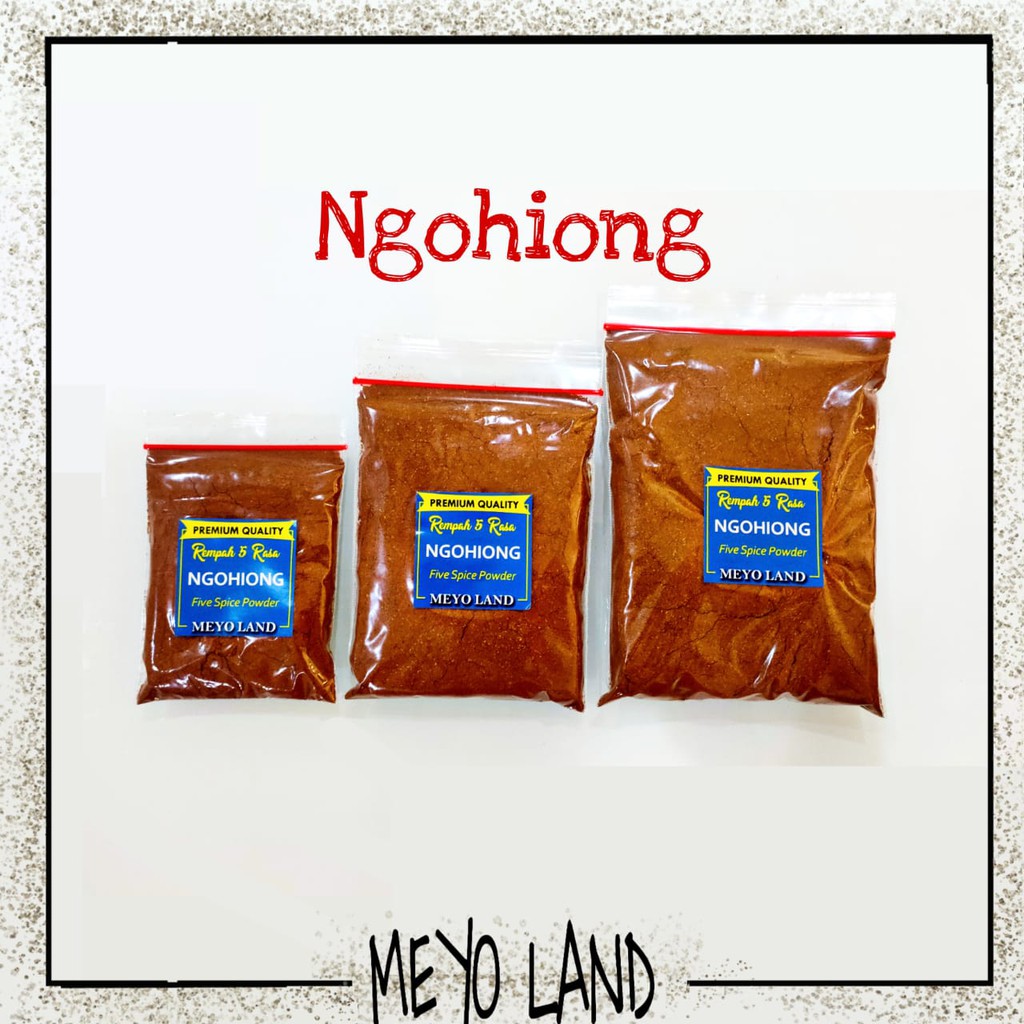 

Bumbu Ngo Hiong 25gram PREMIUM ASLI WANGI Chinese Five Spice Ngohiong bubuk lima Rempah powder gr