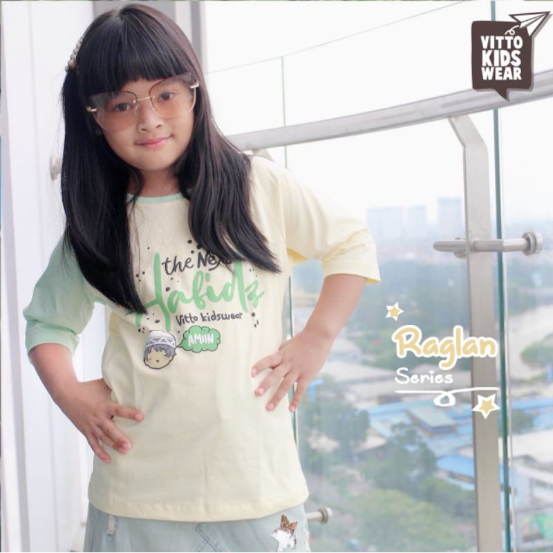 Kaos Anak Reglan By Vitto 2-10T