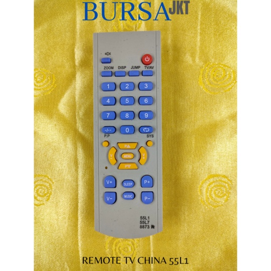 REMOTE TV 55L1 TABUNG CRT MULTI CHINA 55L1 / 8873 / 5BB1PENGGANTI MESIN CHINA TV