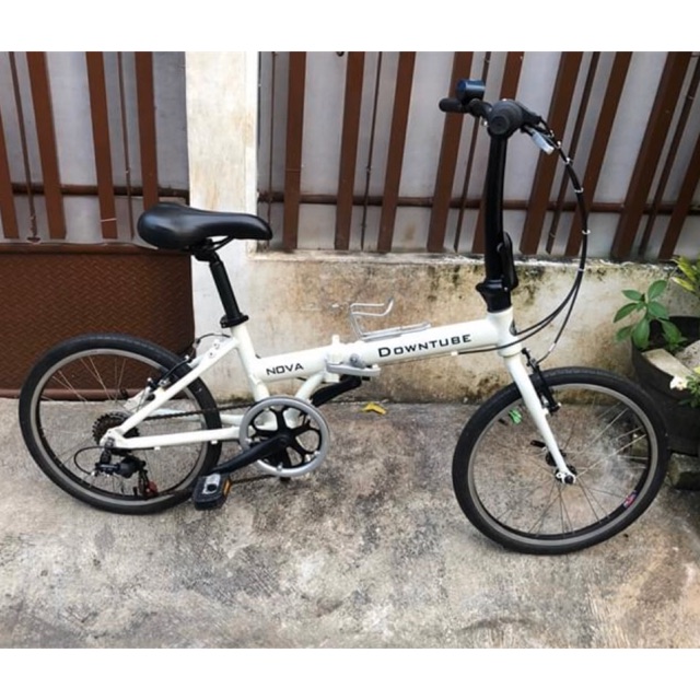 downtube folding bike