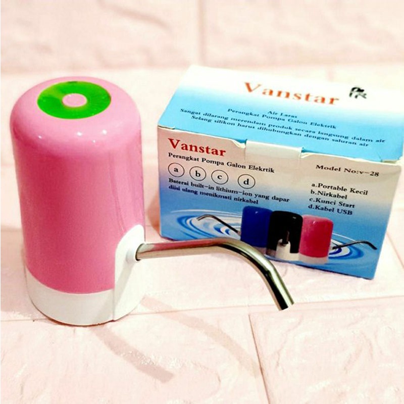 Mikusoo Pompa Galon Elektrik Dispenser Air Minum Rechargeable