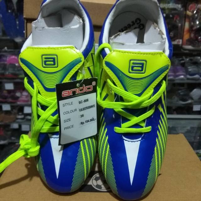 SEPATU BOLA ANDO ANAK SC-808 UKURAN 34&36