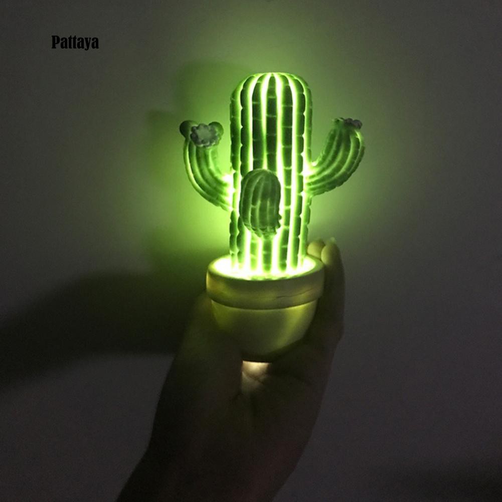  Bayar di  Tempat P Lampu  Tidur  LED  Bentuk Kaktus Kreatif 