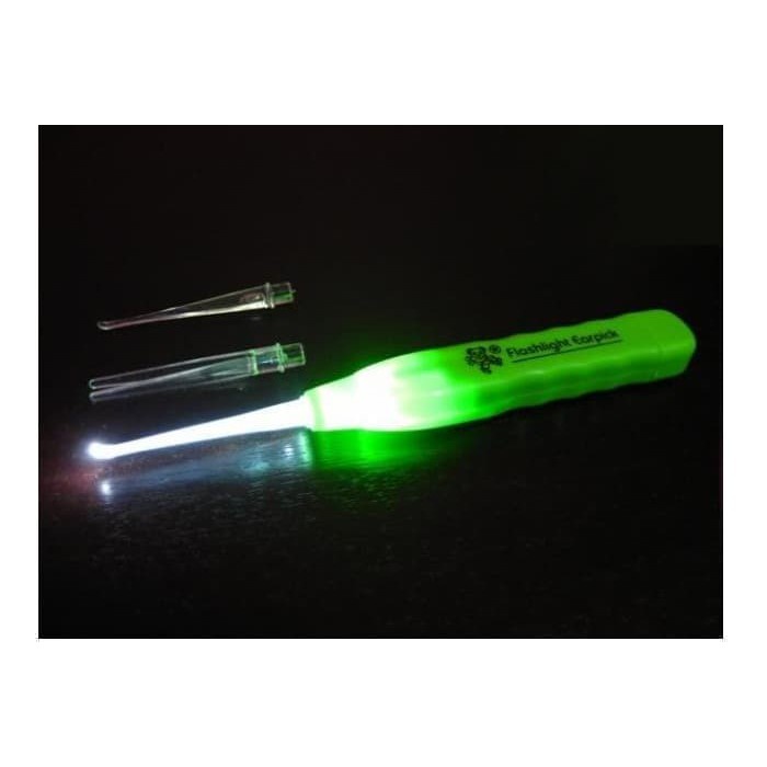 Pembersih Telinga LED Flashlight Earpick Senter Lampu Korek Kuping