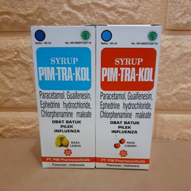 Pimtrakol syrup obat batuk pilek influenza