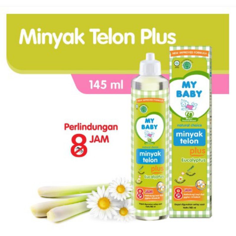 MY BABY MINYAK TELON PLUS 150ML/ MINYAK TELON MY BABY 150ML