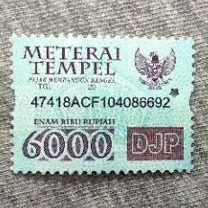 

Materai Kuno 6000 Tahun 2010-2015 Original