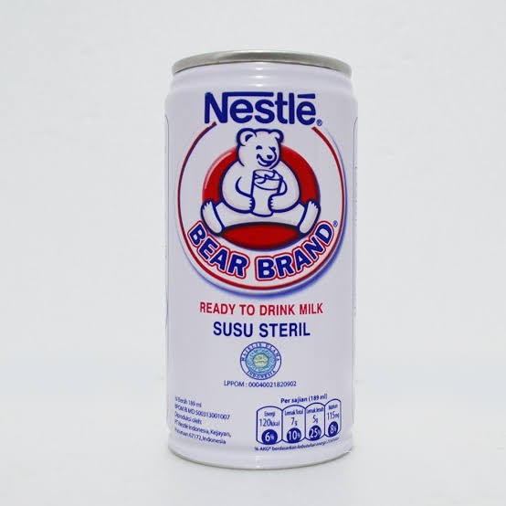 

Susu Steril Bear Brand / Susu Beruang 189ml