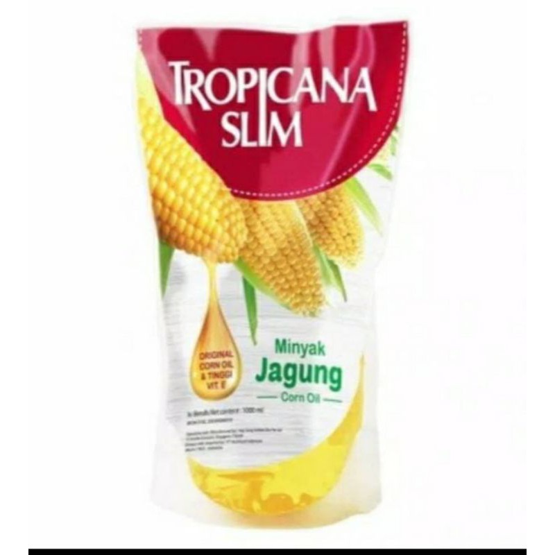 

Tropicana Slim Corn Oil 1000ml. Minyak Jagung 1L