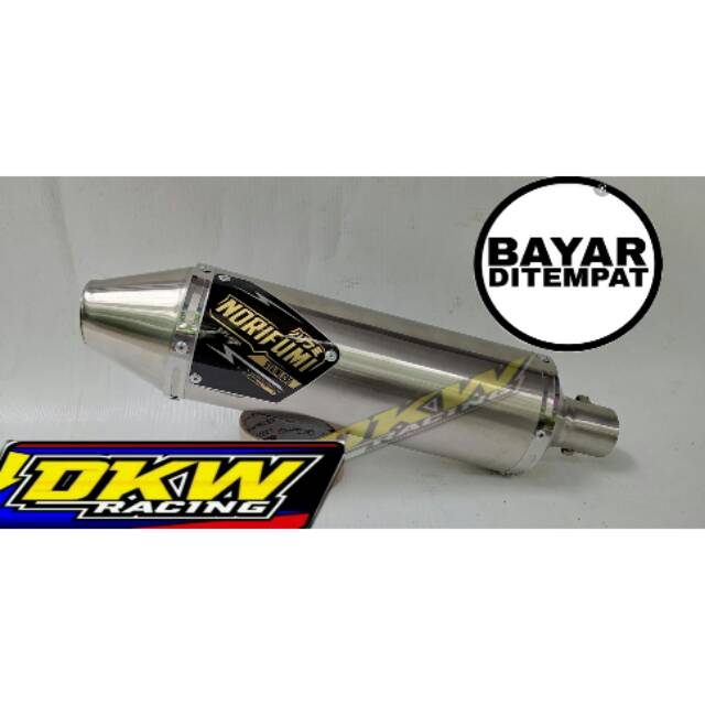 Knalpot racing norifumi slincer only cocok untuk klx crf
