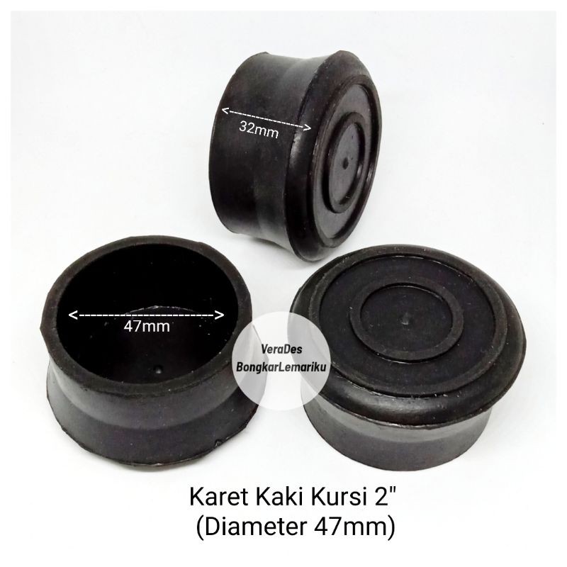 Karet Kaki Kursi Meja 2 inchi / 47 mm