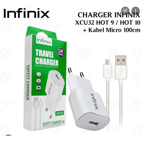 TRAVEL CHARGER INFINIX HOT 9 PLAY - 10 PLAY QUALCOM 3.0 FAST CHARGING [PM]