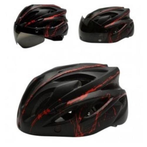 Helm Sepeda Kacamata Lens Bike Glass Netic Black 7RSE8YBQ 111