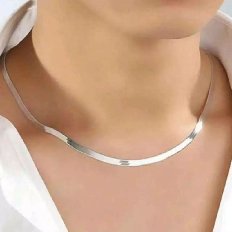 Kalung titanium belut anti luntur (grosir)