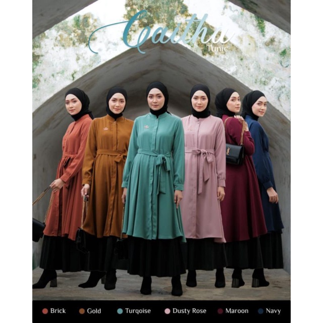 Gaitha Tunik by Aden Hijab | Gamis Original by Aden Hijab | Zaveea Dress by Sister Hijab