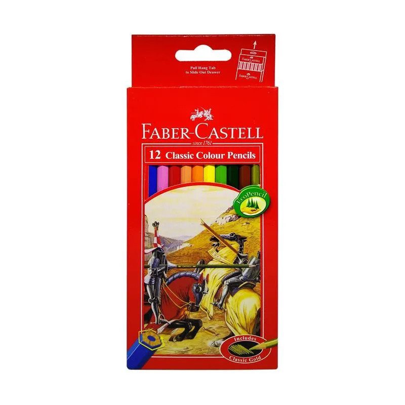 

Pensil Warna Classic Faber Castell 12 Warna Panjang