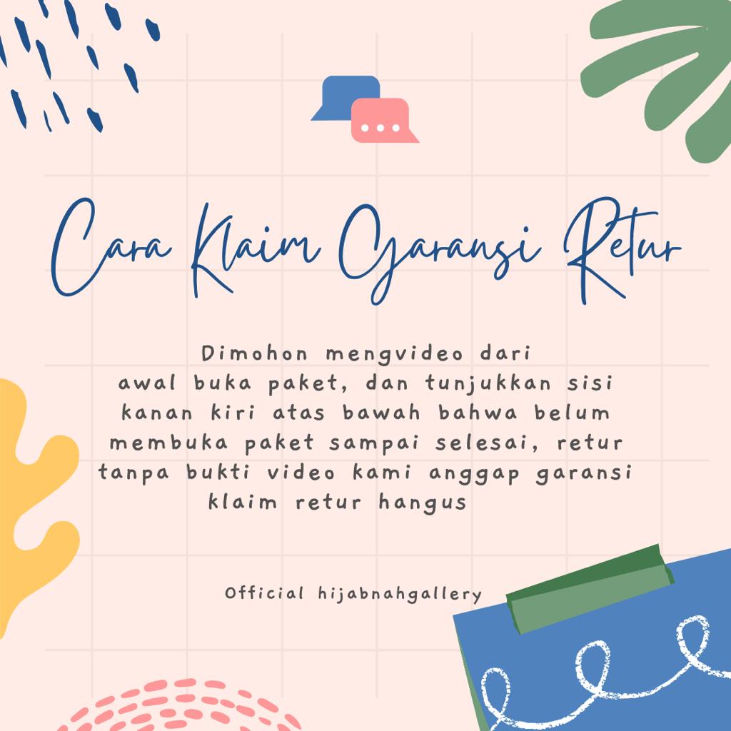 Hijab Voal Segiempat Motif Premium Hijabnah Vol.8