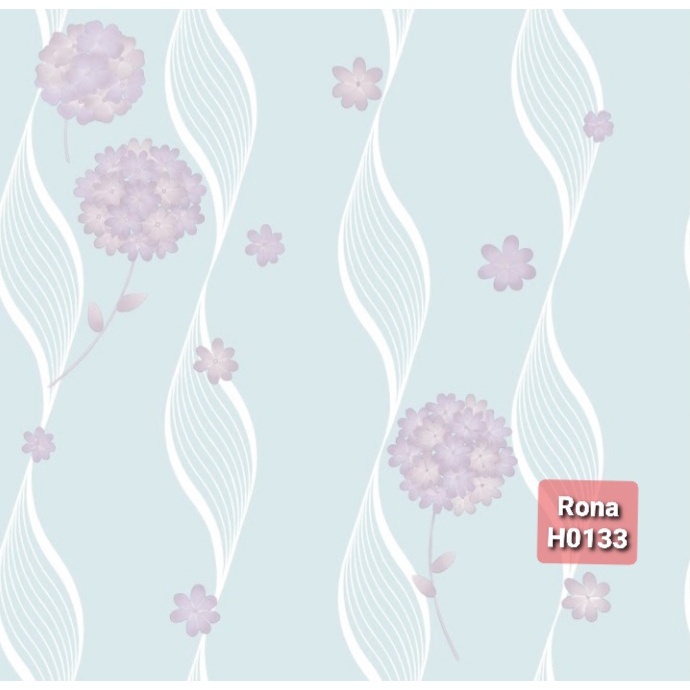 Wallpaper Bunga/ Wallpaper Minimalis/ Wallpaper vynil/ Wallpaper rona H