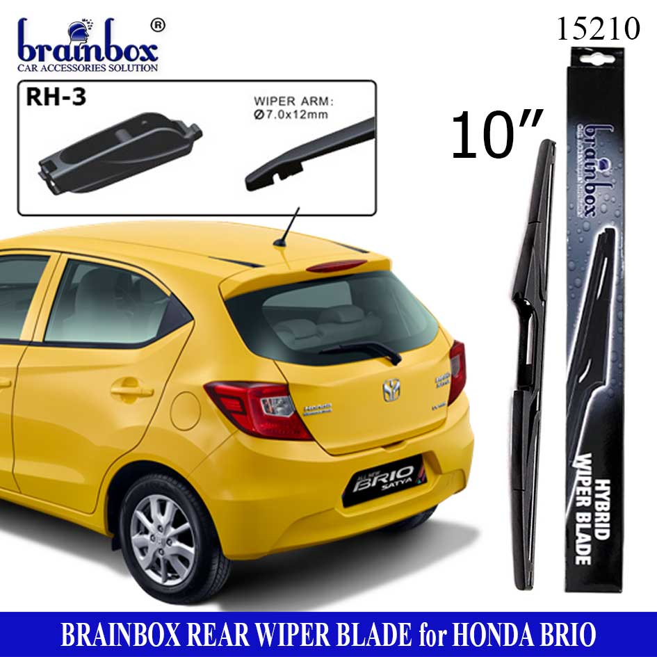 HIGH QUALITY Rear Wiper Blade Brio 2018 Wiper Belakang Kaca Mobil Karet Pembersih Kaca Mobil Wiper K