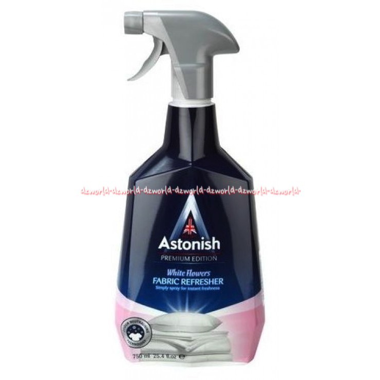 Astonish White Flowers Fabric Refresher 750ml Cairan Astonis Untuk Strika Setrika Baju Pakaian Lebih Wangi