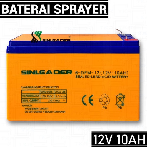 Aki Sinleader 8 Ampere 12 Volt Baterai 8ah