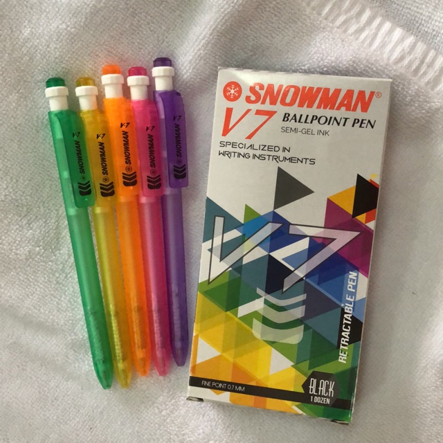 

Pulpen SNOWMAN V7