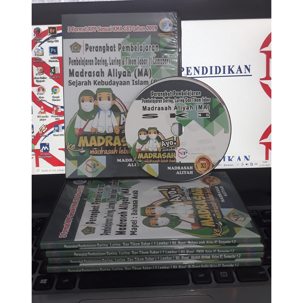 CD RPP 1 LEMBAR (RPP DARING,LURING/TATAP MUKA &amp; TIKOM SABAR) MA SKI KELAS X,XI,XII,2SEMESTER, SESUAI KMA183TAHUN 2019