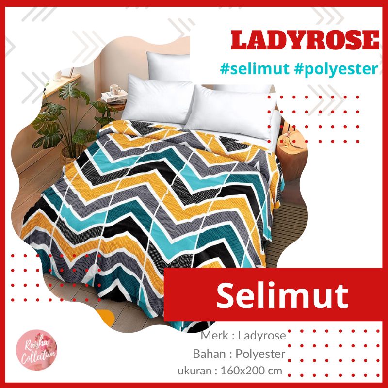 RC Lady Rose Selimut Bulu Ukuran Jumbo 160x200 By Internal Group