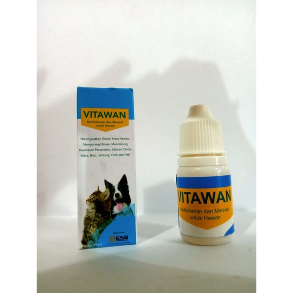 vitamin kucing dan anjing vitawan 15ml