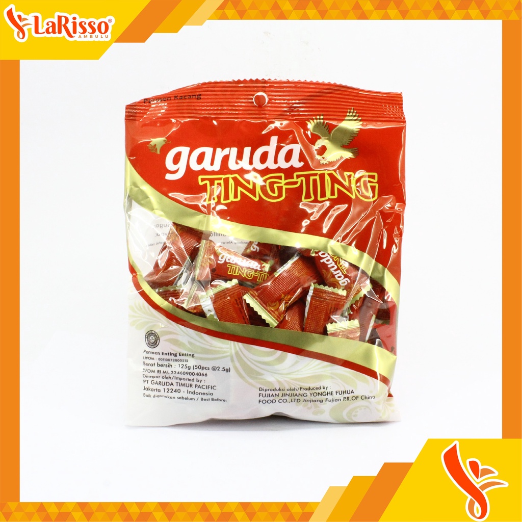 

GARUDA TING-TING 125GR PERMEN KACANG ISI 50PCS