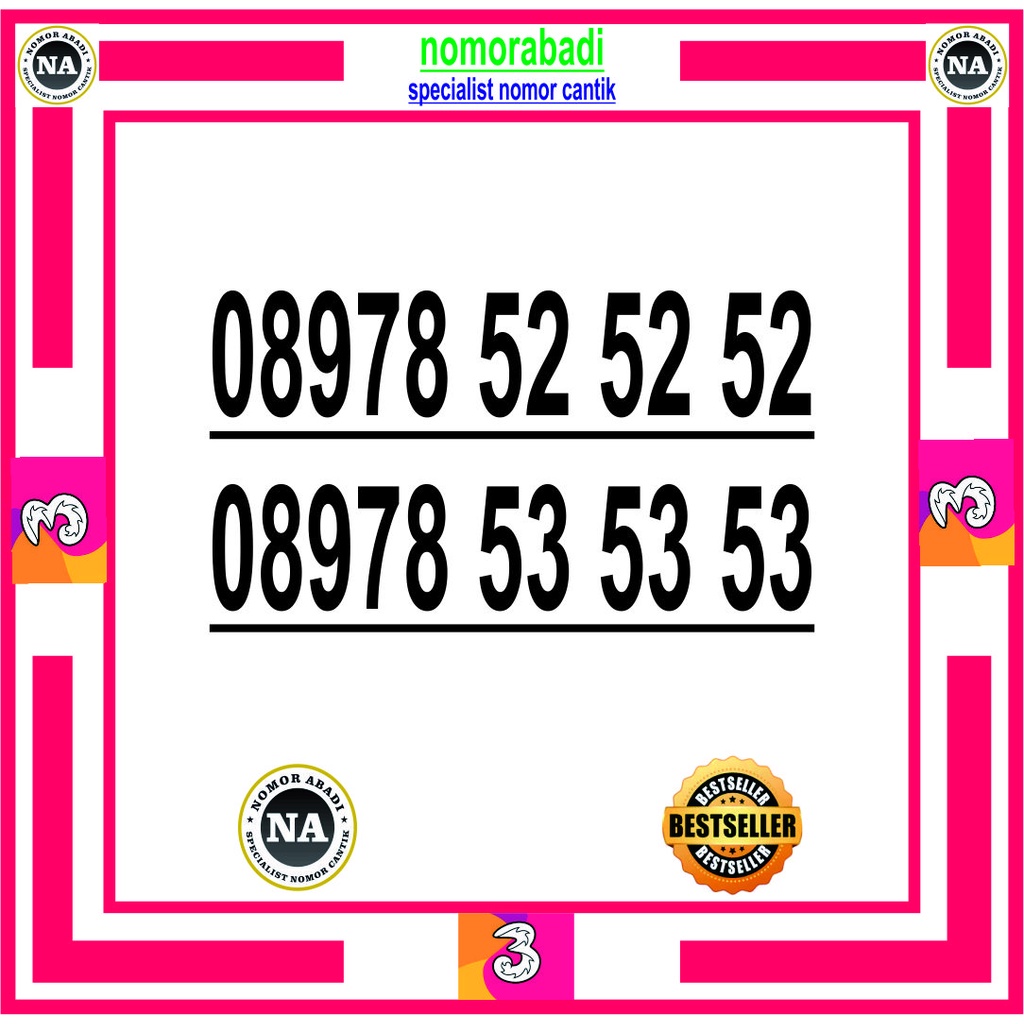 NOMORCANTIK KARTU PERDANA TRI 4G