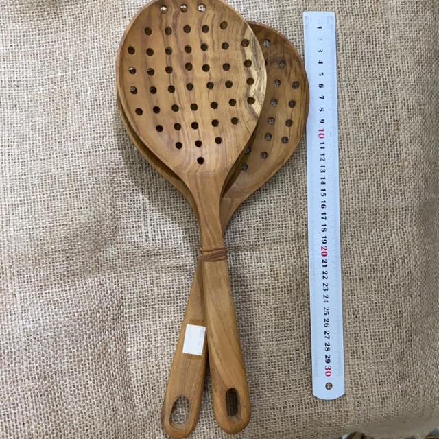 Sodet Bolong Kayu / Wooden Spatula with Holes