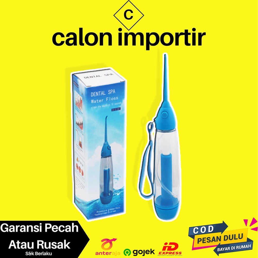Alat Semprotan Pembersih Karang Gigi Berlubang Plak Dental Mulut Portable Manual Ampuh Permanen