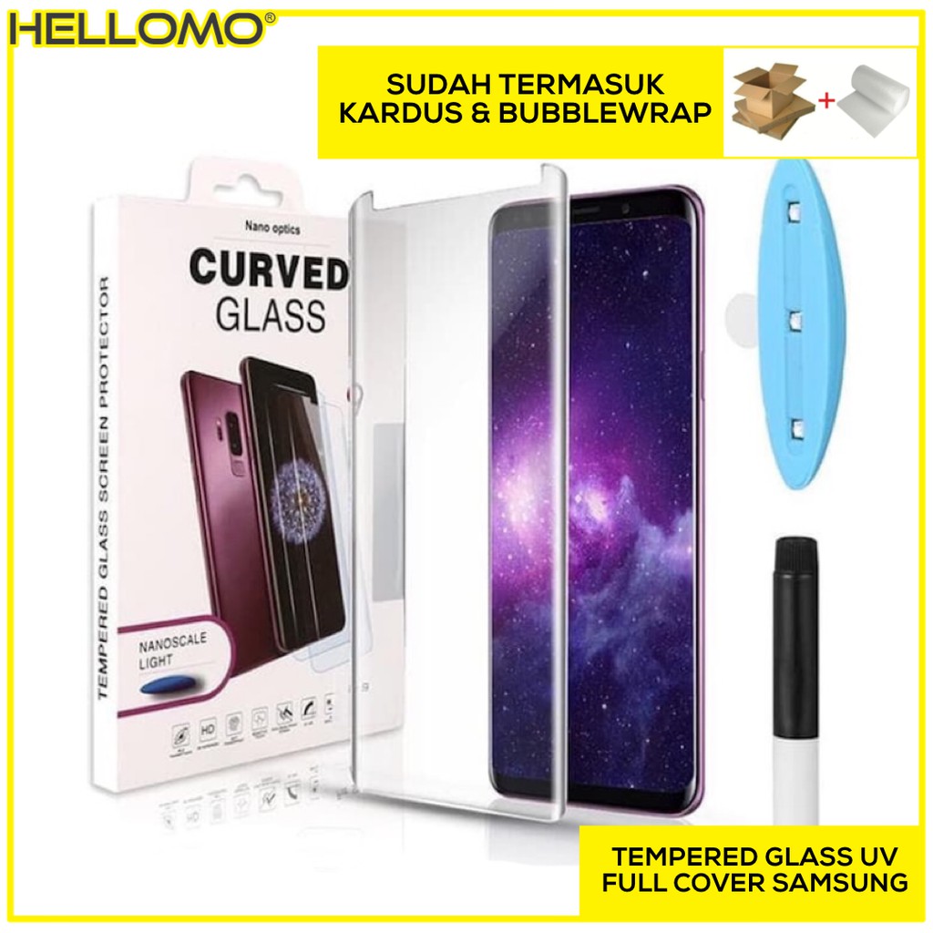 Tempered Glass SAMSUNG NOTE 8 / NOTE 9 / S6 EDGE / S7 EDGE / S8 S9 10 / S10 PLUS CURVE FULL COVER