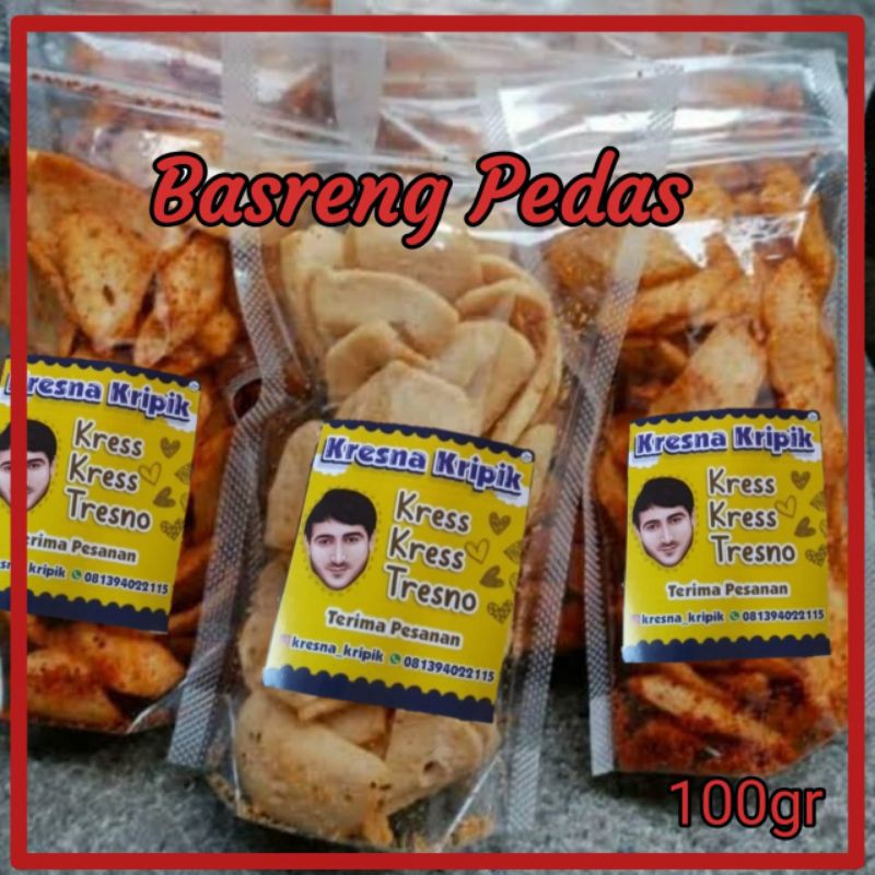 

Bakso goreng (Basreng pedas)