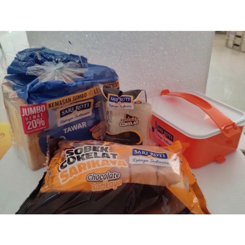 

Paket sari roti free lunch box