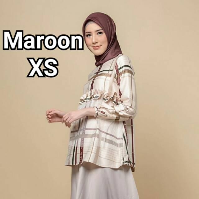 Ananta blouse maroon wearing klamby