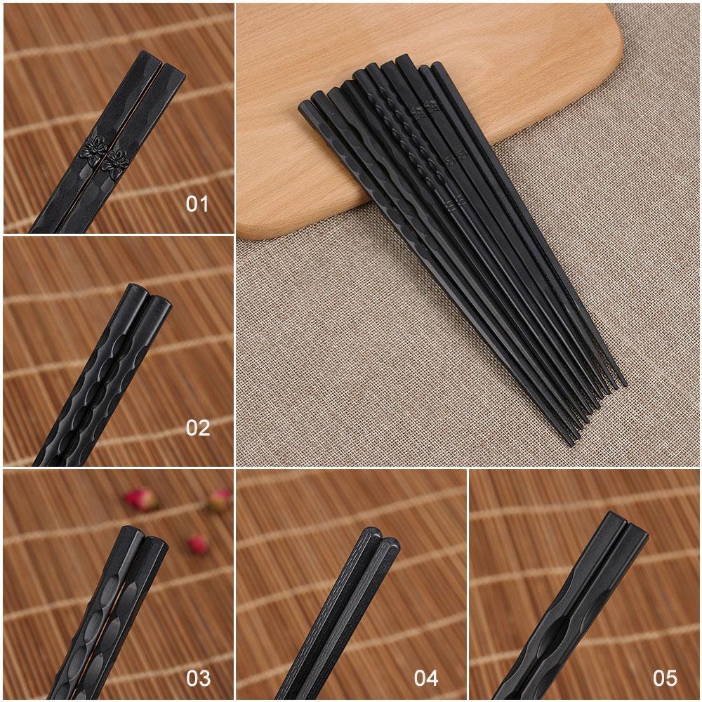 Suyo 1pasang Sumpit Sushi Hadiah Sumpit Portable Non-slip