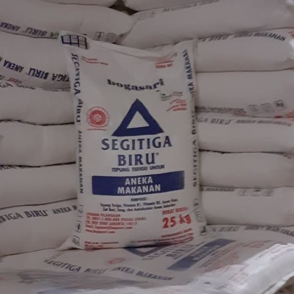 

Terigu segi tiga biru 25 kg (karung)