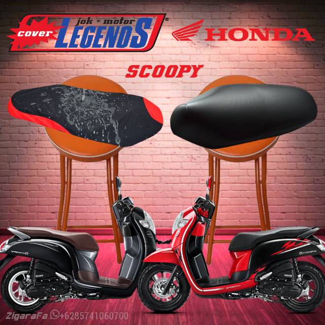 Cover Jok Scoopy New Anti Air Sarung Jok Motor Type Standar Modifikasi Shopee Indonesia